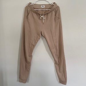 Mate the Label Organic Terry Classic Jogger in Latte